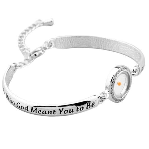 🤯5/$20🤯 Religious Gift Be Who God Wants You To Be Mustard Seed Bracelet - Picture 3 of 4